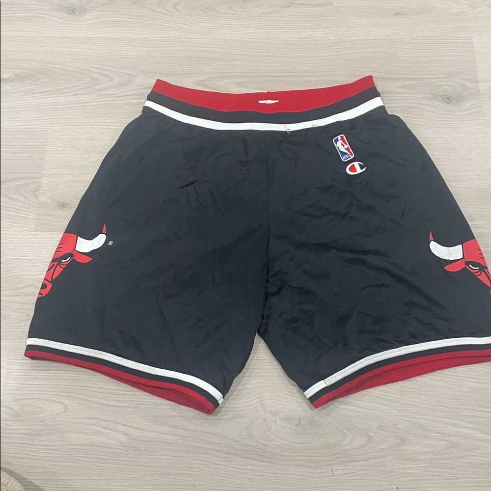 Champion Black and Red Athletic Shorts